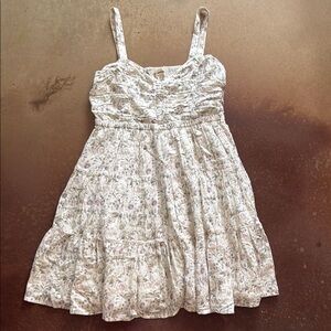 Floral Cream Women’s Dress